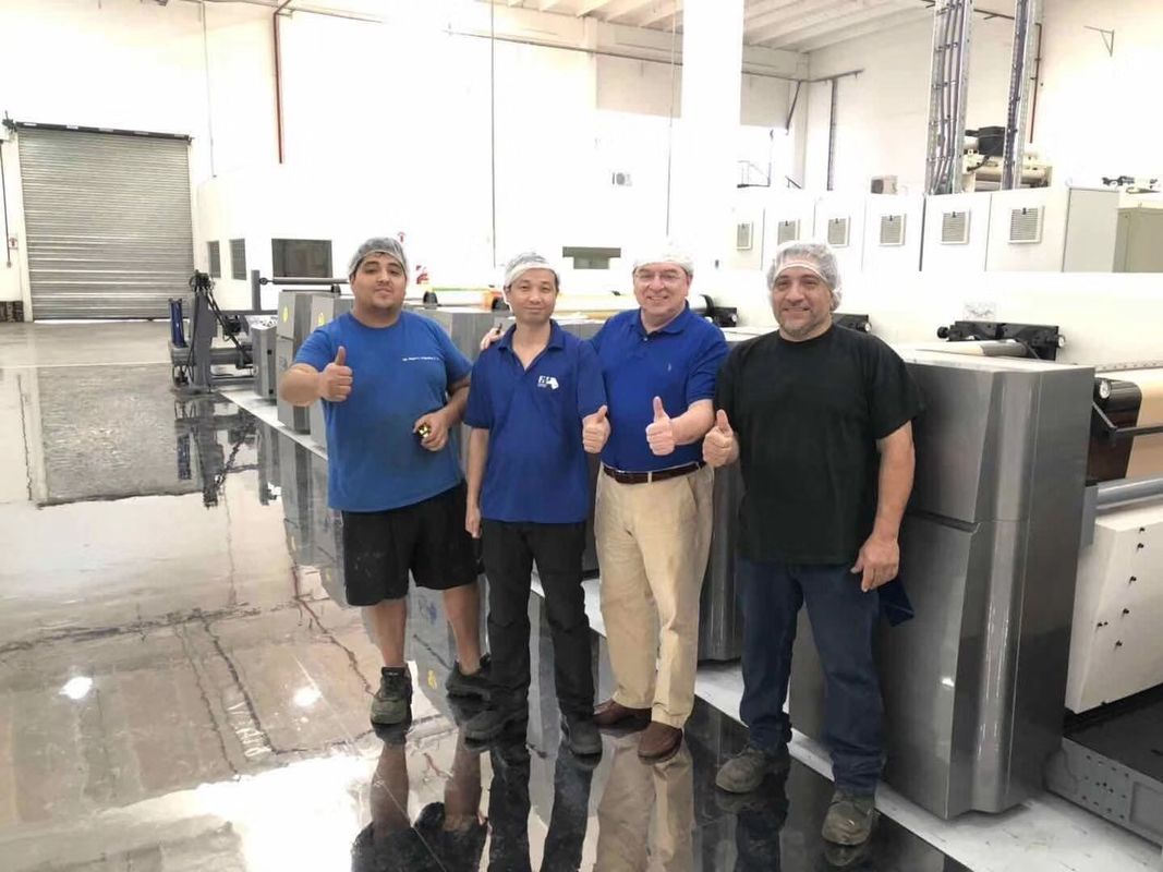 Alta velocità Servo Control 6 Color Flexo Stampa con capacità di personalizzazione