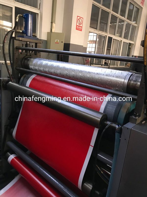 Macchina di stampa a confezione rossa multicolore FM-B con unità di incisione e incisione in linea