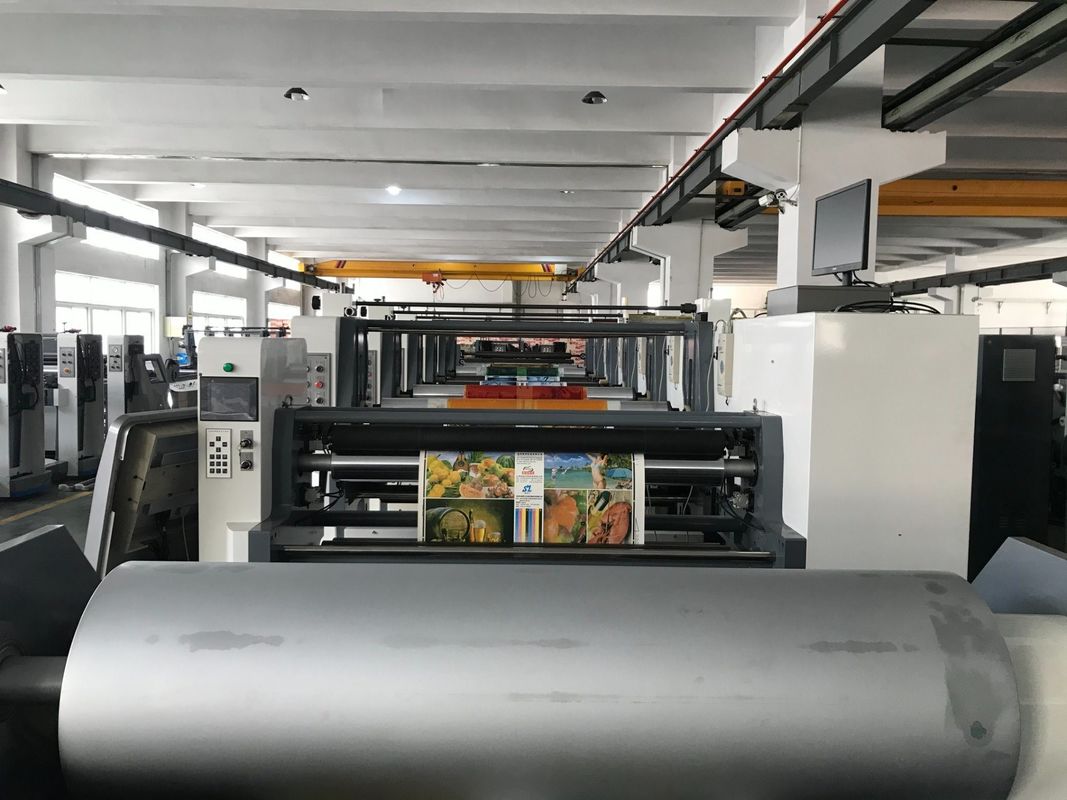Macchina per la stampa a doppia flessibilità con rivestimento in PE, di diametro di 100 mm e asciugatrice UV-IR