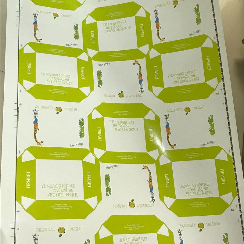 Tipo di carta ad alta velocità per la stampa flessibile 6 colori