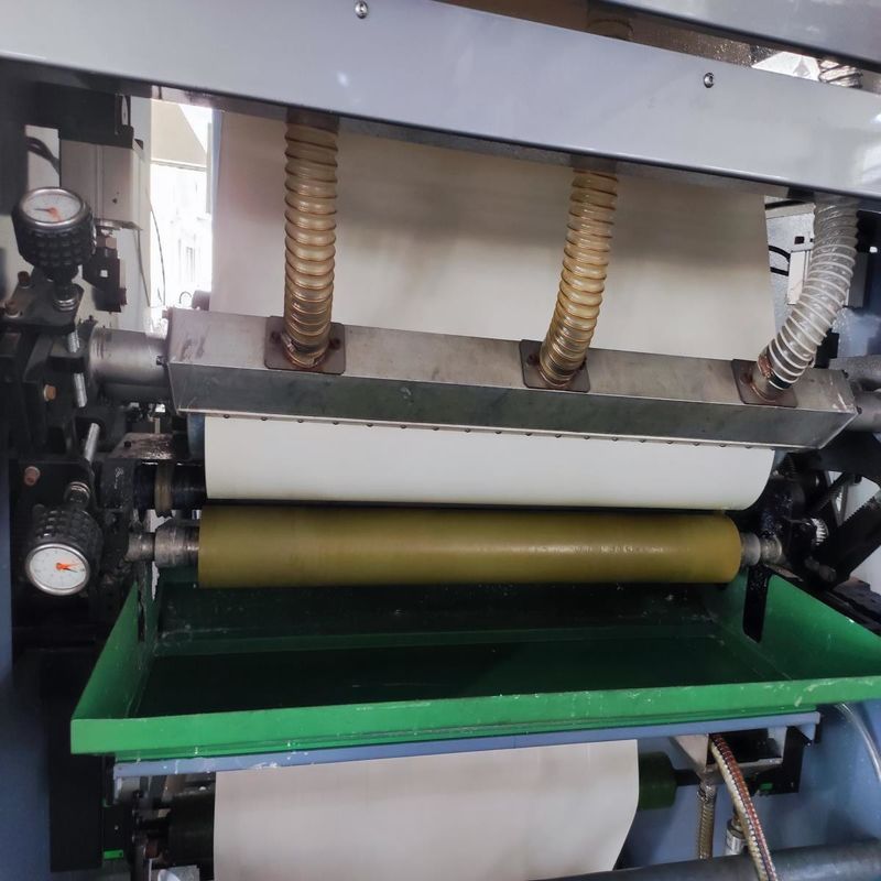 Macchina di stampa flexografica ad alta velocità con rivestimento aereo