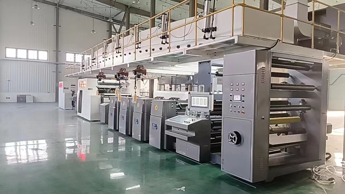 Velocità meccanica massima 150 m/min Unità di stampa flessibile per grande giratore di diametro 1524 mm