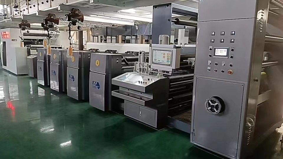 Velocità meccanica massima 150 m/min Unità di stampa flessibile per grande giratore di diametro 1524 mm