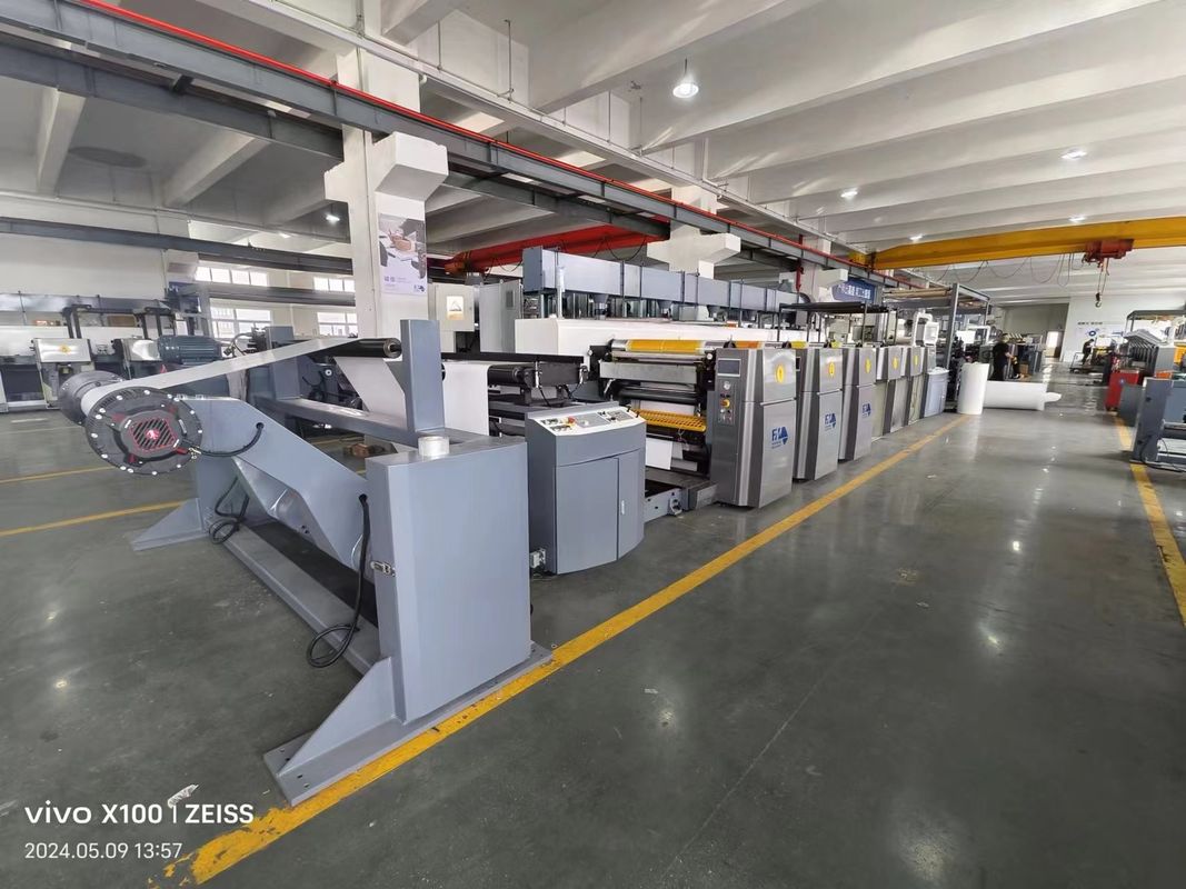 240 m/min Servo Control FM-CS Flexographic Printing Machine con diametro di 100 mm di rulli