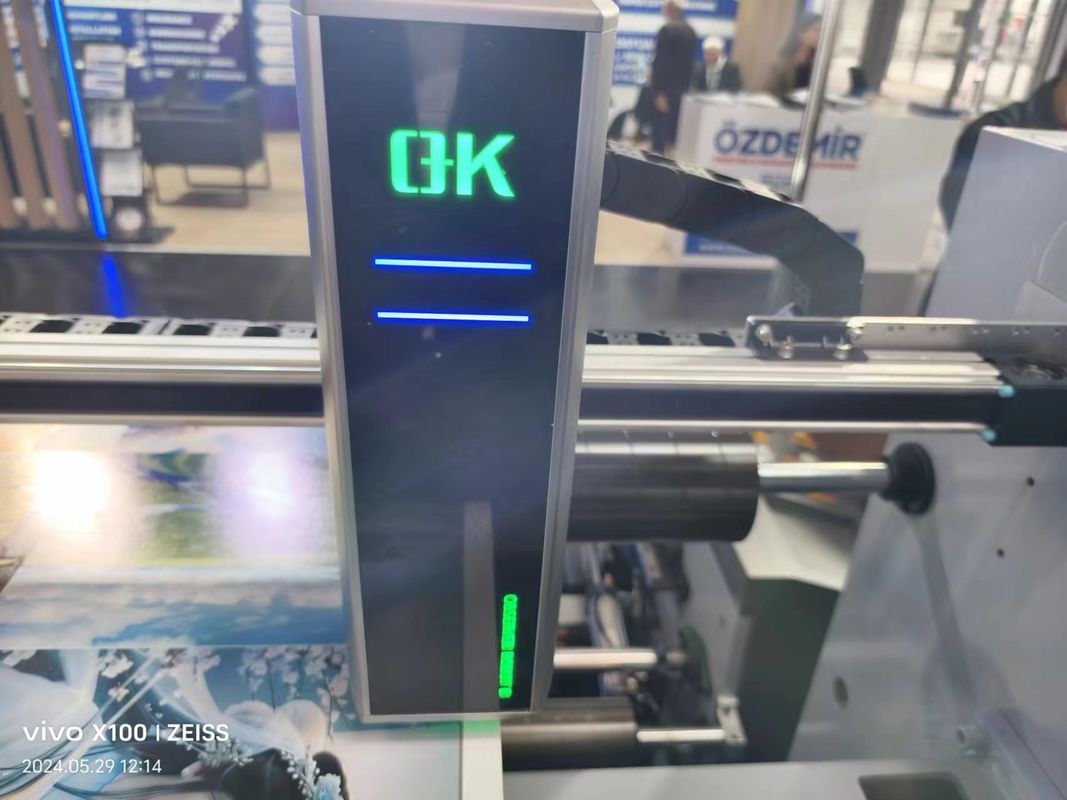 Macchina di stampa flessibile a manica per sacchetti di carta e confezioni in cartone 1000 mm Larghezza 150 m/min Velocità controllo PLC