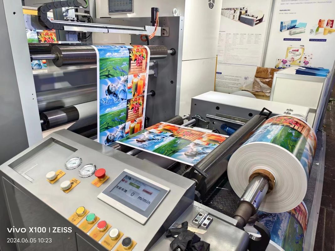 Macchina di stampa flessibile per la stampa ad alta velocità di tazze di carta, cartoni e altro 39.5 Quot 1000 Max.
