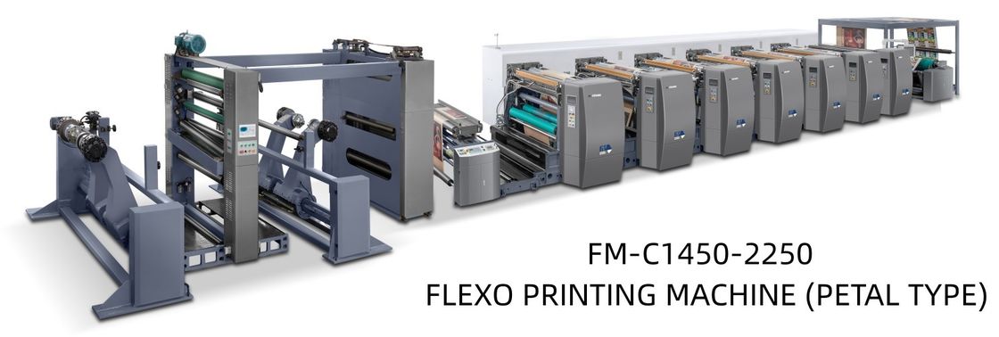 Macchina di stampa multifunzione automatica ad alta velocità 2 4 6 colori per etichette flessibili per rotoli