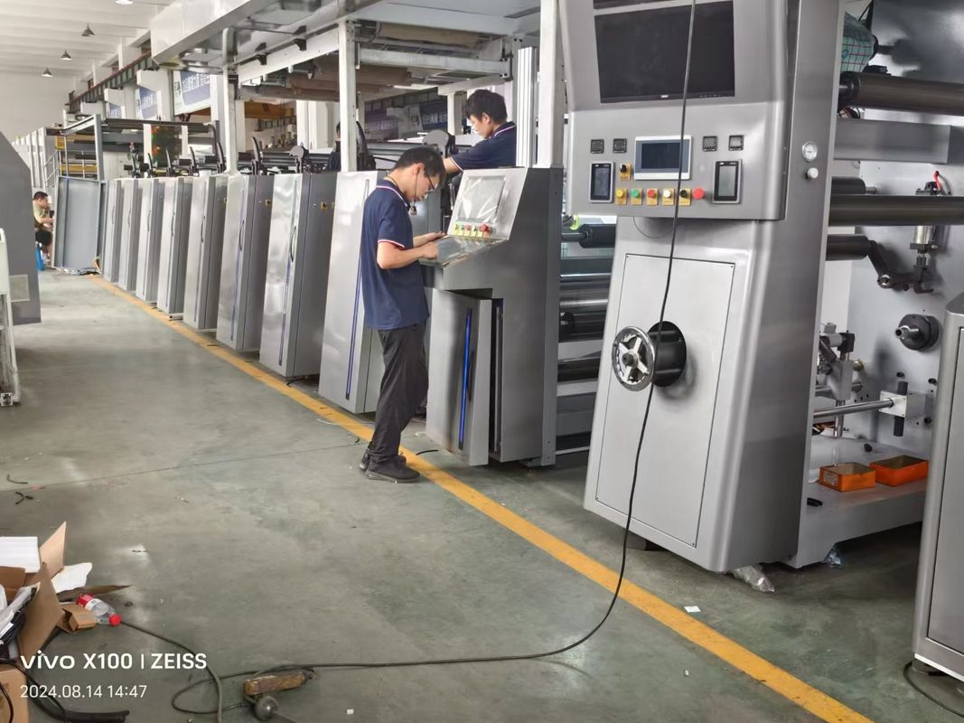 10 colori Sleeve tipo Alta velocità Flexo Stampa macchina per la stampa su vari materiali