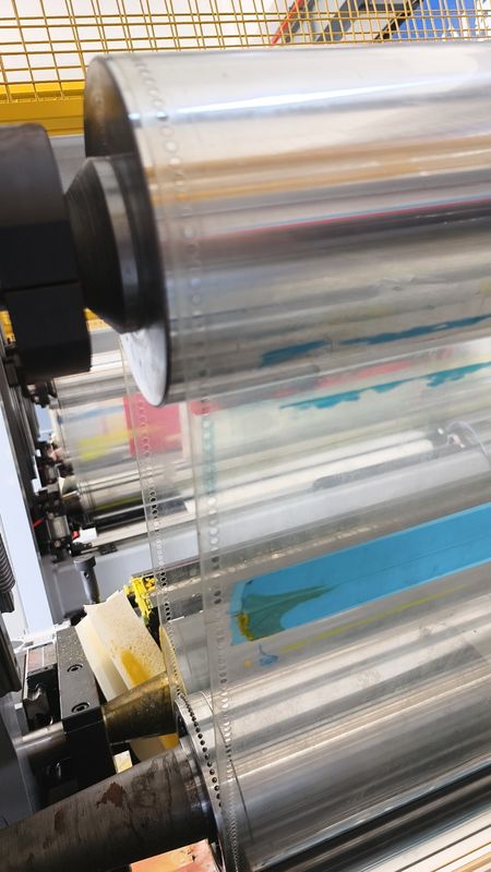 Auto Flexo Machine lato anteriore 9 colori lato posteriore 1 colori