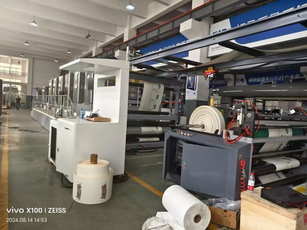 Auto Flexo Machine lato anteriore 9 colori lato posteriore 1 colori