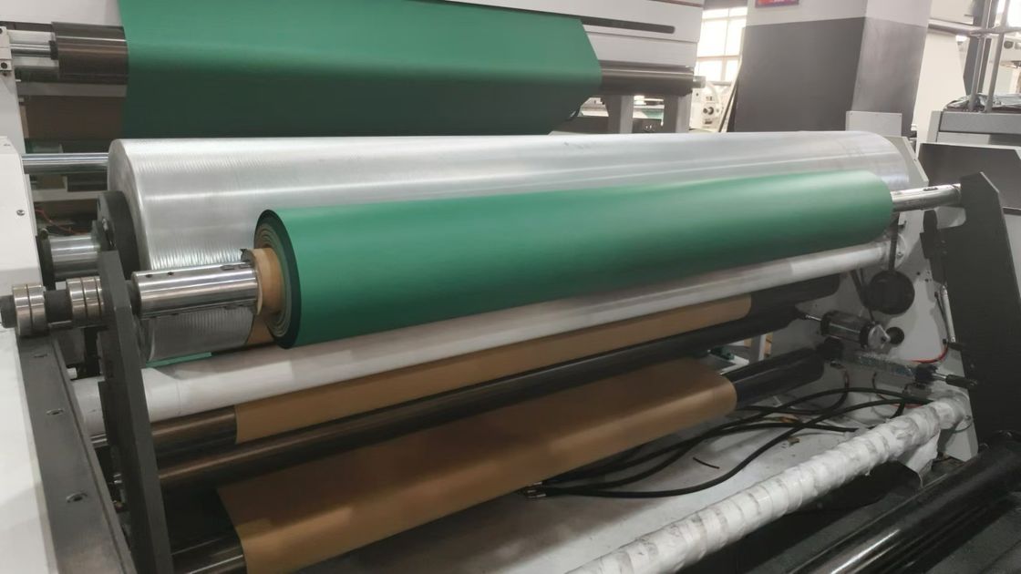 Macchina di stampa flexo a catena a cascata con pulsanti di corsa / arresto