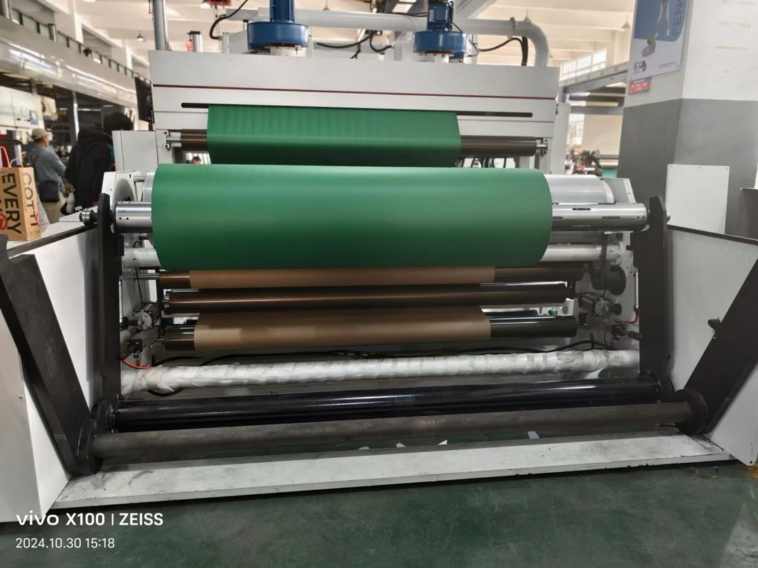 2.5m di larghezza accurato Registro di colori in cascata Flexo Stampa macchina con 6m forno di riscaldamento