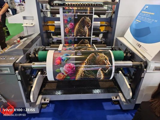 Stampa di etichette adesive di altissimo livello con macchina di stampa Flexo a manica