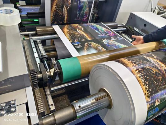 Macchina di stampa flessibile a paglia di carta ecocompatibile per la stampa di sacchetti di etichette e carte